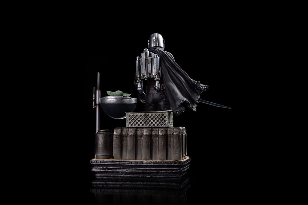 Star Wars The Mandalorian statuette 1/10 Art Scale Din Djarin and Din Grogu 21 cm