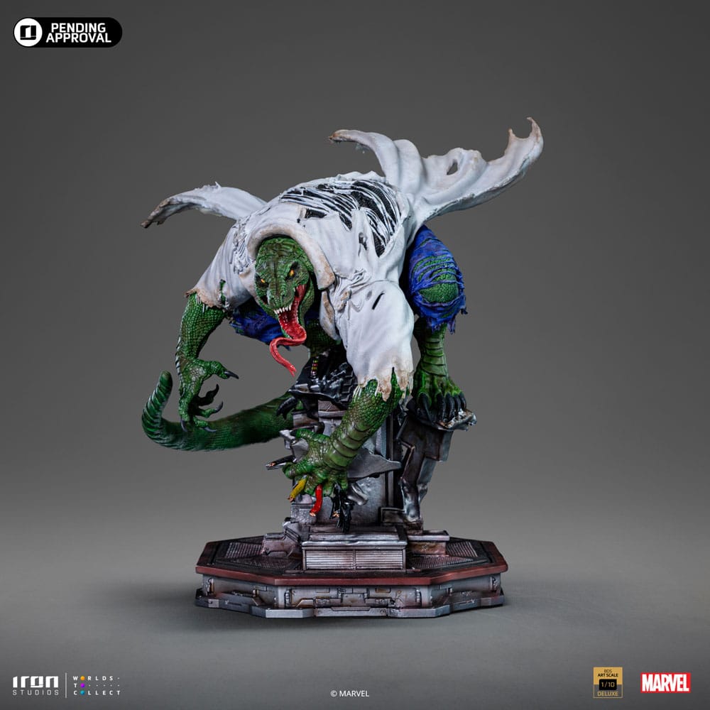 Spider-man vs Villains Statuette BDS Art Scale 1/10 Le Lézard 21 cm