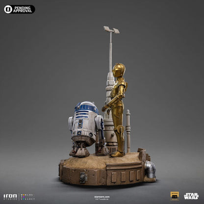 Star Wars statuette 1/10 Deluxe Art Scale C-3PO & R2D2 31 cm
