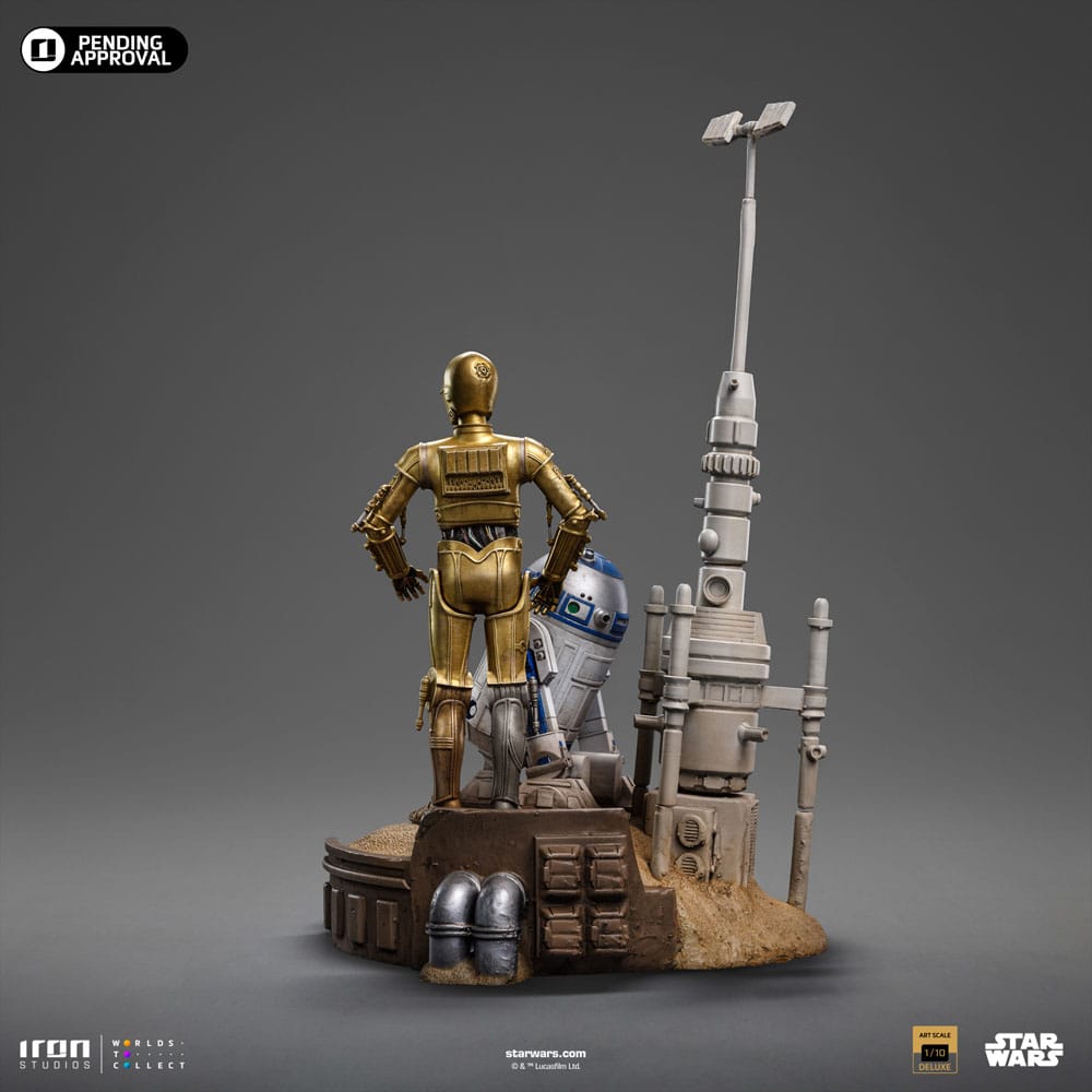 Star Wars statuette 1/10 Deluxe Art Scale C-3PO & R2D2 31 cm