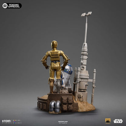 Star Wars statuette 1/10 Deluxe Art Scale C-3PO & R2D2 31 cm