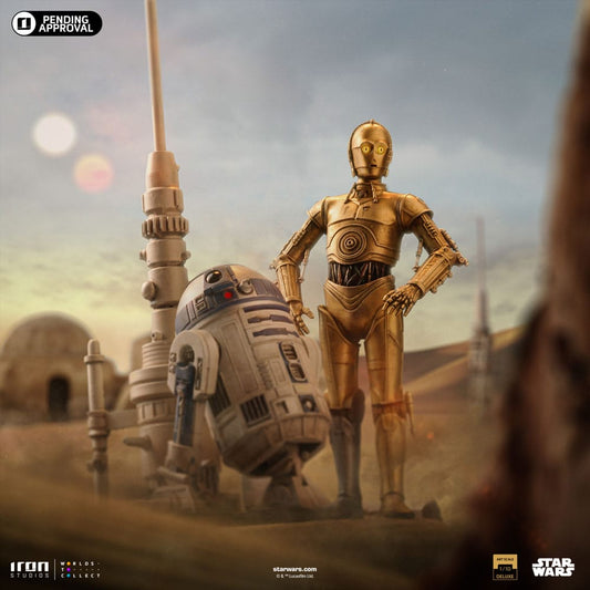 Star Wars statuette 1/10 Deluxe Art Scale C-3PO & R2D2 31 cm