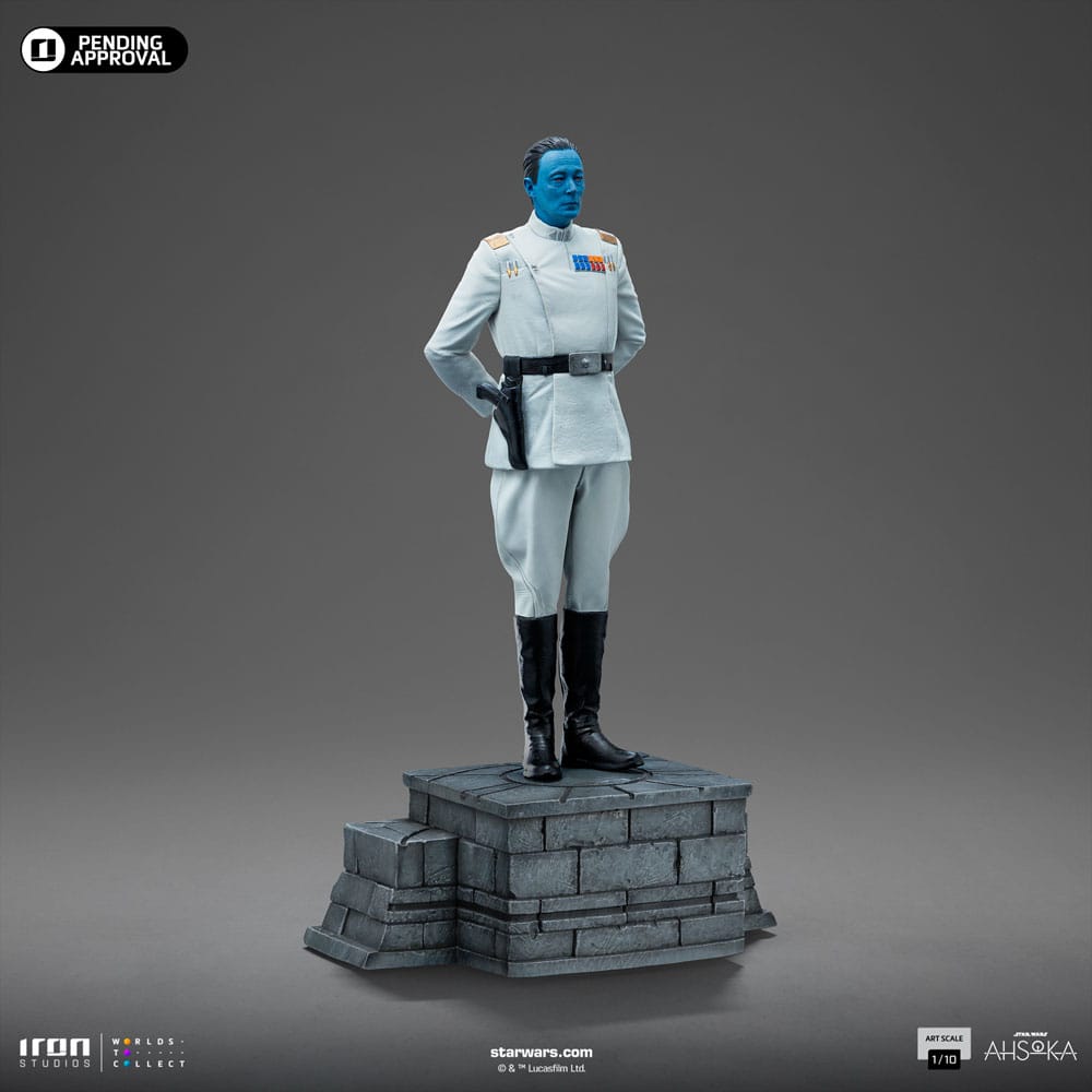 Star Wars Ahsoka statuette 1/10 Art Scale Grand Amiral Thrawn 25 cm