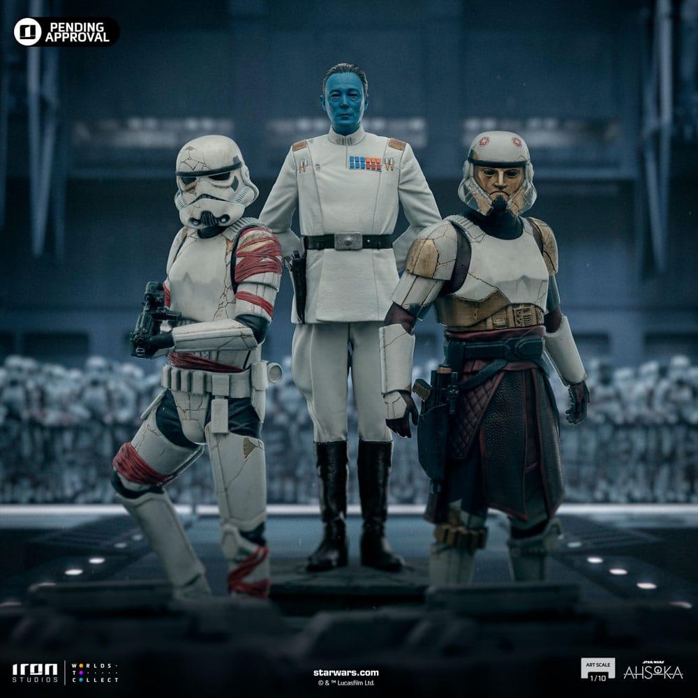 Star Wars Ahsoka statuette 1/10 Art Scale Grand Amiral Thrawn 25 cm
