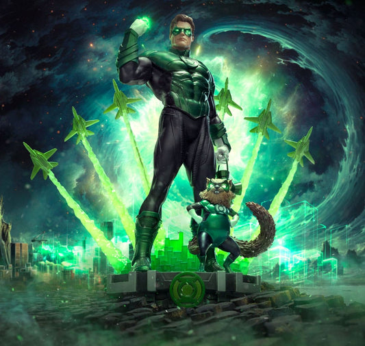 DC Comics statuette Art Scale Deluxe 1/10 Green Lantern Unleashed 24 cm