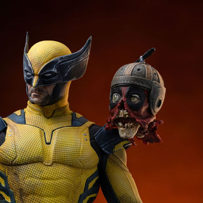 Deadpool 3 statuette 1/10 Art Scale Wolverine Headpool 22 cm