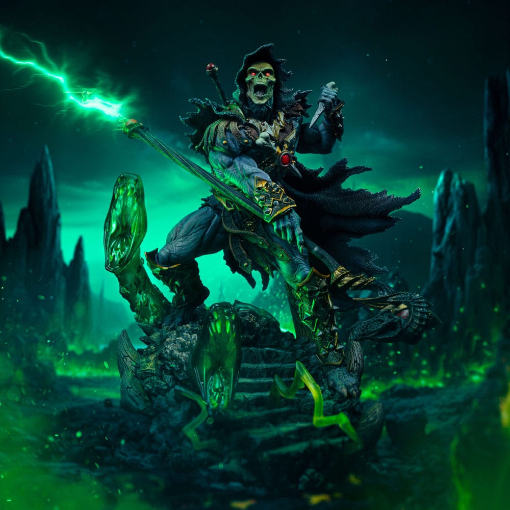 Masters of the Universe statuette 1/10 Deluxe Art Scale Skeletor Unleashed 23 cm