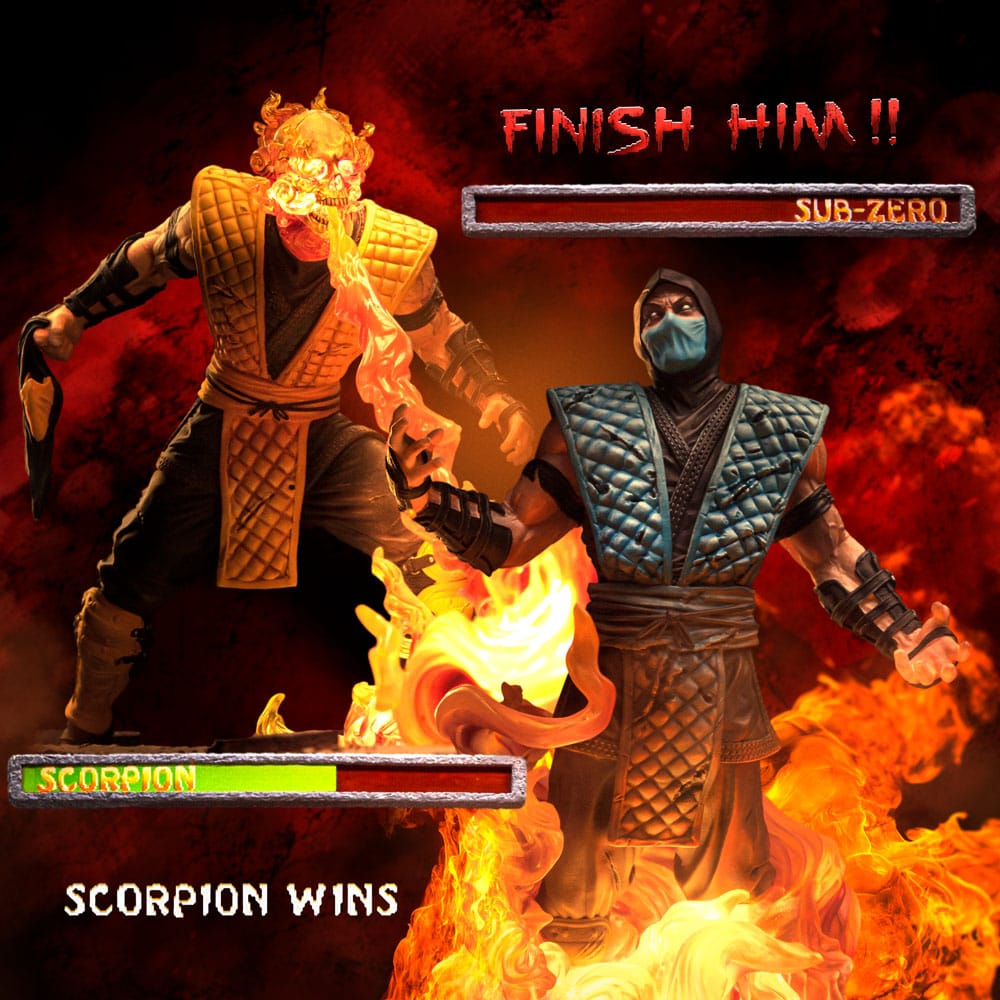 Statuette Mortal Kombat 1/10 Deluxe Art Scale Scorpion Fatality 27 cm
