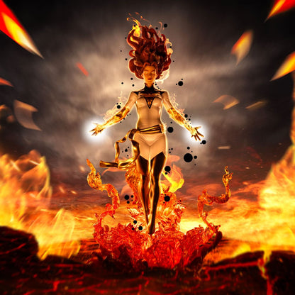 Statuette X-Men 1/10 BDS Art Scale Phoenix Version Blanche 31 cm