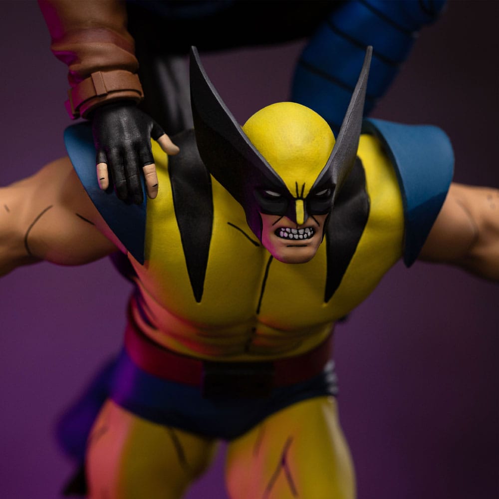 Marvel statuette 1/10 Deluxe Art Scale X-Men´97 Gambit Wolverine 29