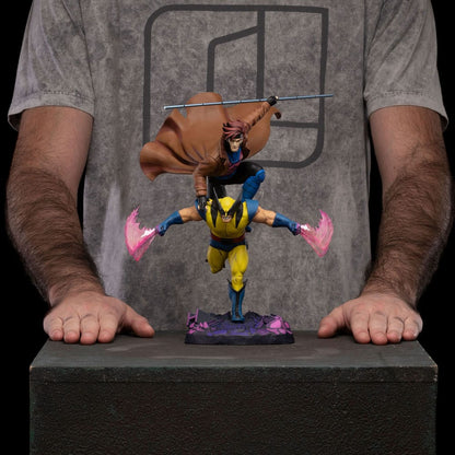 Marvel statuette 1/10 Deluxe Art Scale X-Men´97 Gambit Wolverine 29
