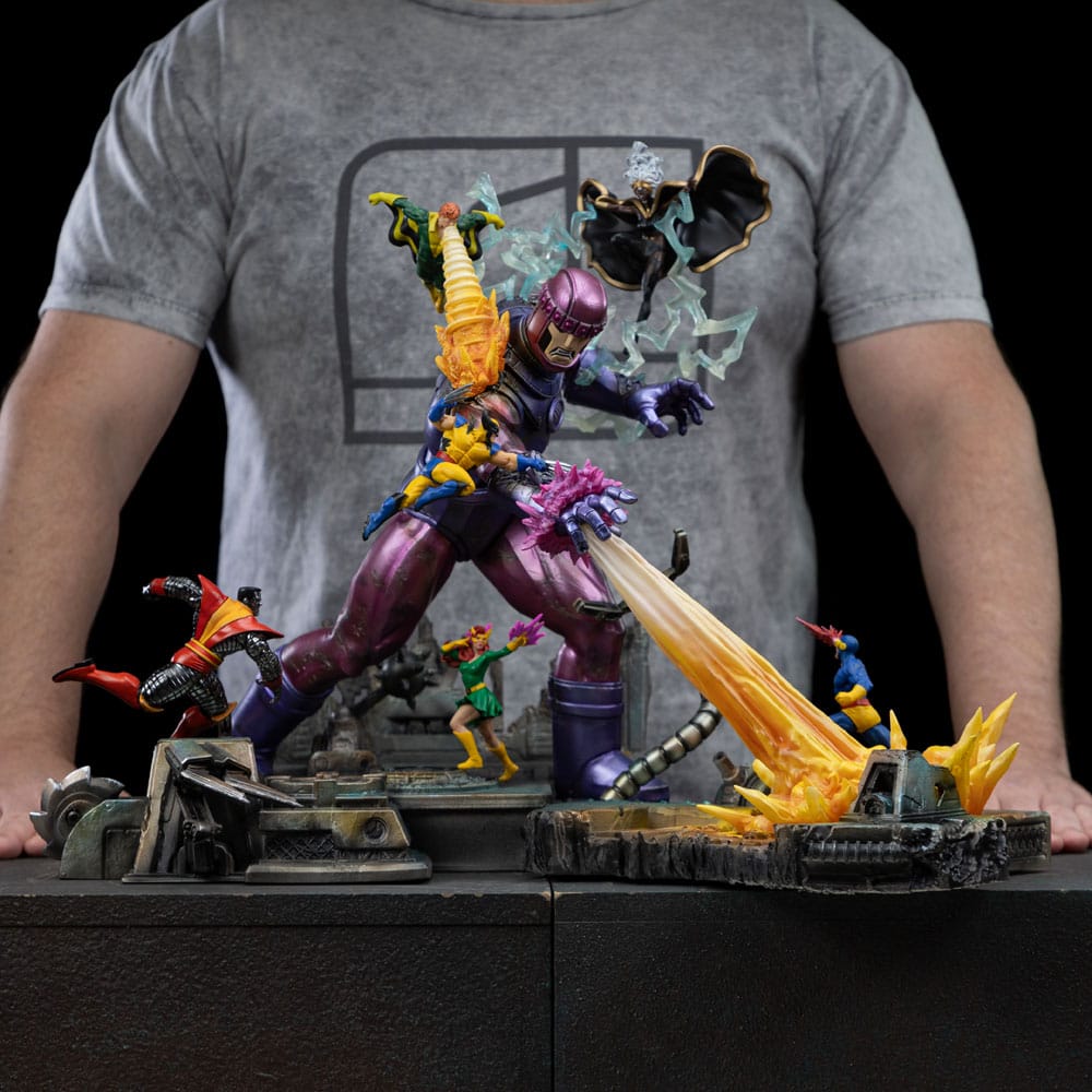 Statuette Marvel 1/20 Demi Art Scale X-Men Danger Room Diorama A 42 cm