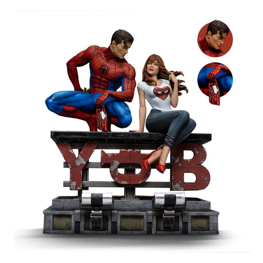 Statuette Spider-Man 1/6 Diorama Art Scale Spider-Man et Mary Jane 35 cm