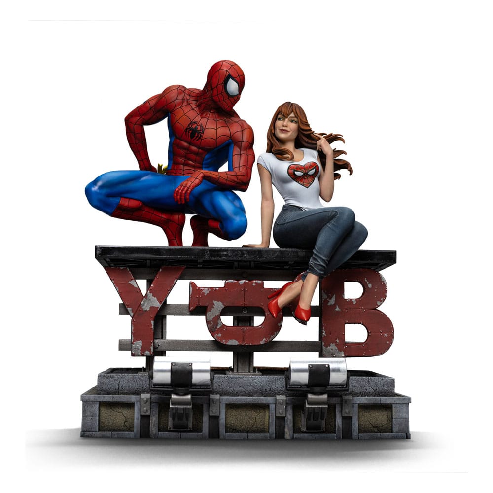 Statuette Spider-Man 1/6 Diorama Art Scale Spider-Man et Mary Jane 35 cm