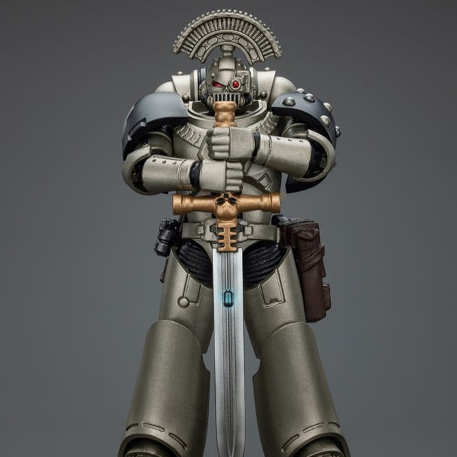 Warhammer The Horus Heresy figurine 1/18 lron Warriors MKVI Tactical Sergeant with Power Sword and Plasma Pistol 12 cm