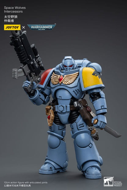 Warhammer 40k figurine 1/18 Space Wolves Intercessors 12 cm