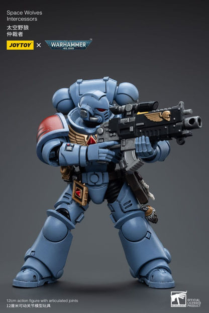 Warhammer 40k figurine 1/18 Space Wolves Intercessors 12 cm