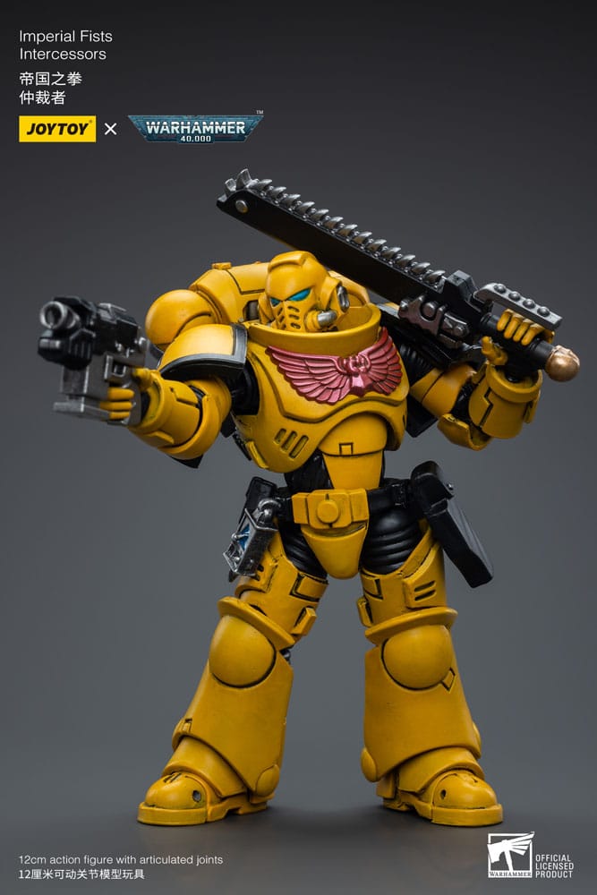 Warhammer 40k figurine 1/18 Imperial Fists Intercessors 12 cm