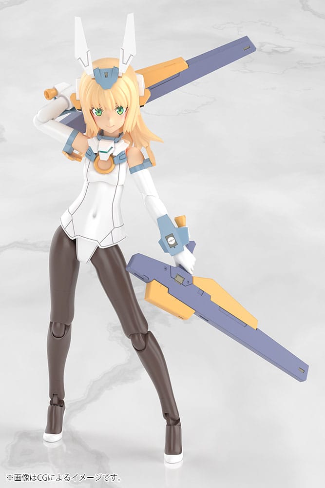 Figurine Frame Arms Girl en plastique à grande échelle Baselard 25 cm