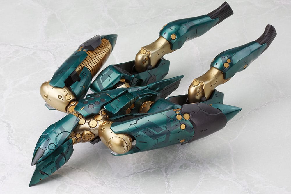 Figurine Metal Gear Solid 4 en plastique à l'échelle 1/100 Metal Gear Ray 21 cm