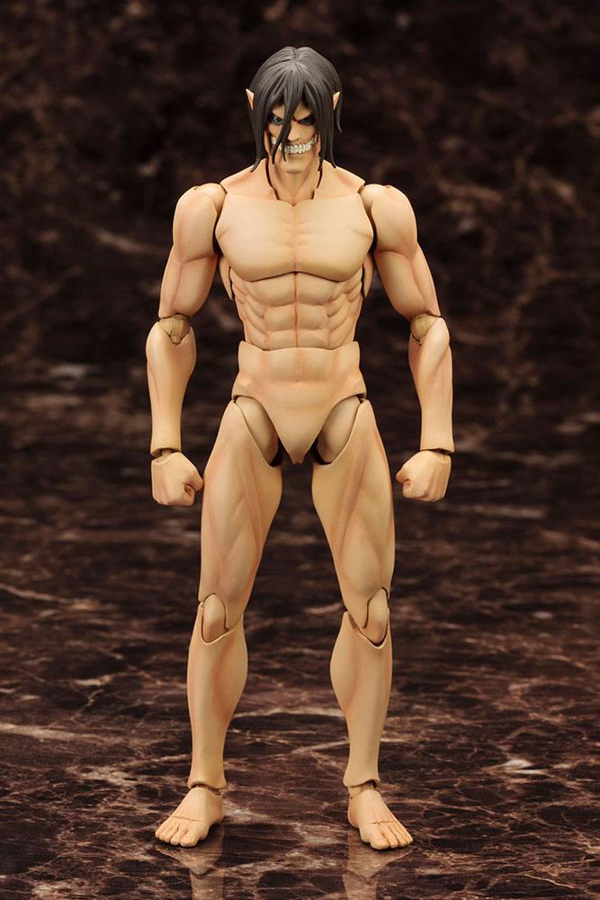 Figurine Attaque des Titans en plastique, modèle réduit Eren Yeager 16 cm