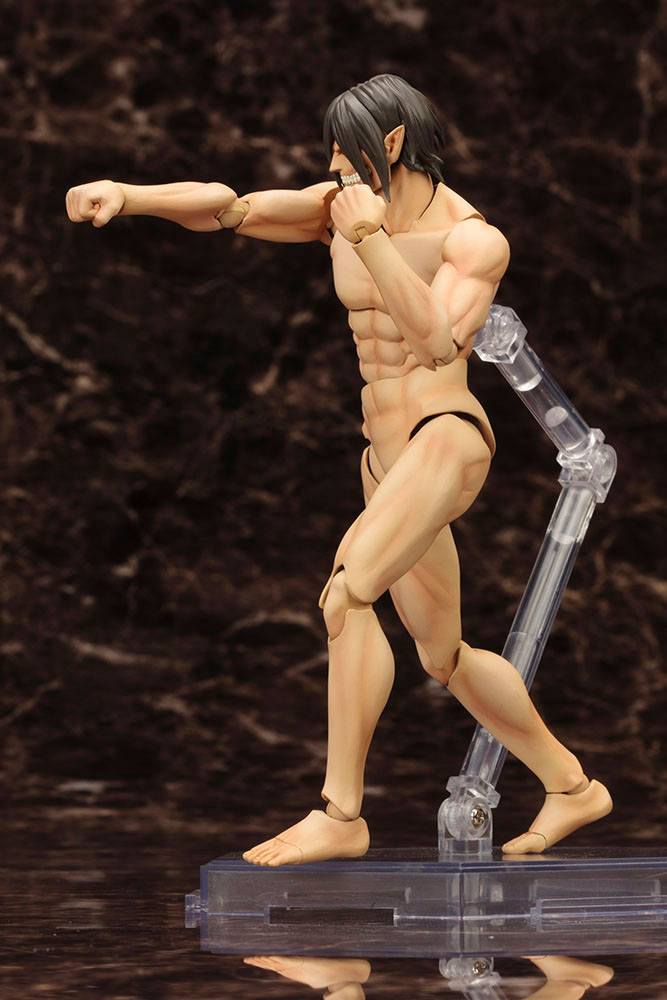 Figurine Attaque des Titans en plastique, modèle réduit Eren Yeager 16 cm