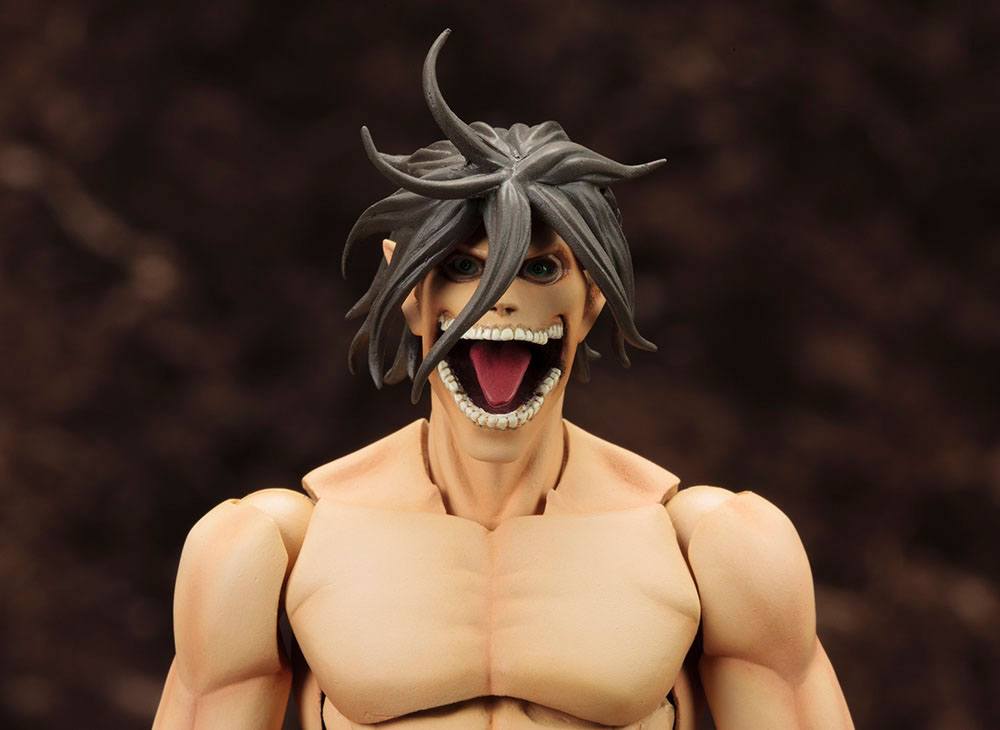 Figurine Attaque des Titans en plastique, modèle réduit Eren Yeager 16 cm