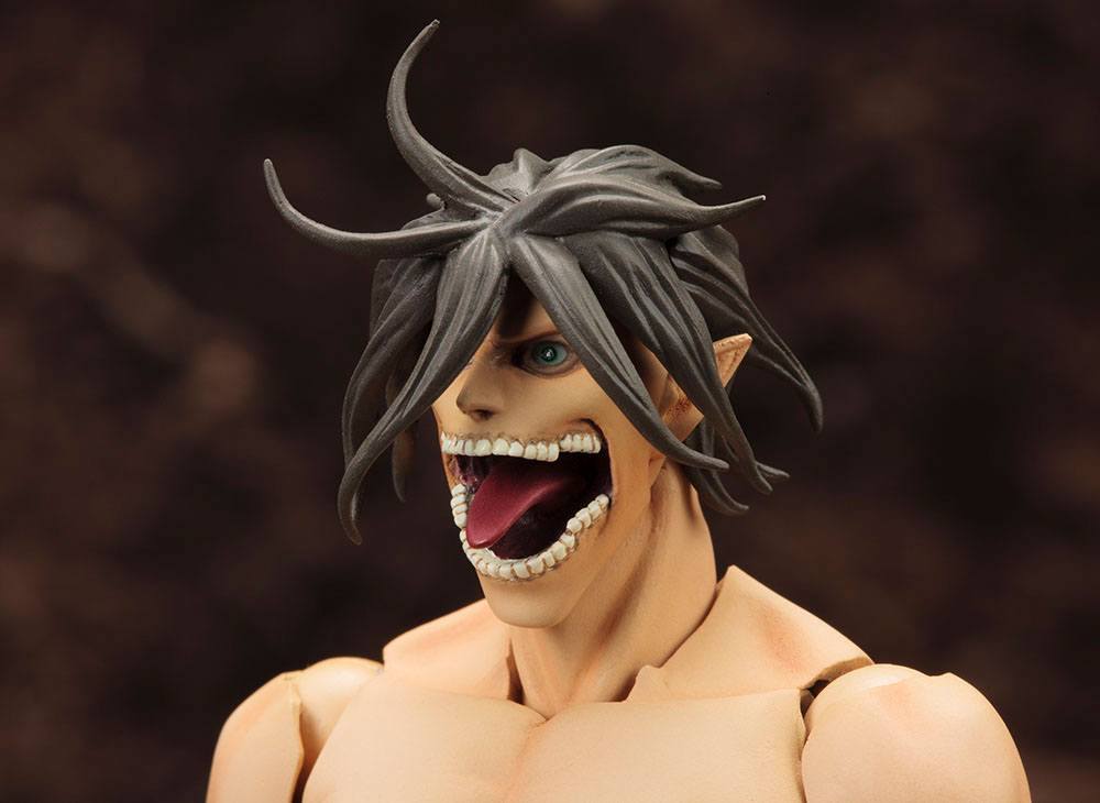 Figurine Attaque des Titans en plastique, modèle réduit Eren Yeager 16 cm