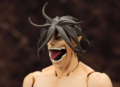 Figurine Attaque des Titans en plastique, modèle réduit Eren Yeager 16 cm