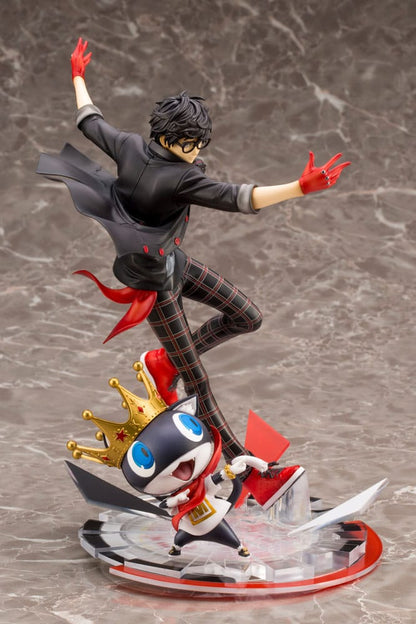 Persona 5 Dancing Star Night statuette PVC ARTFXJ 1/8 Hero & Morgana 25 cm