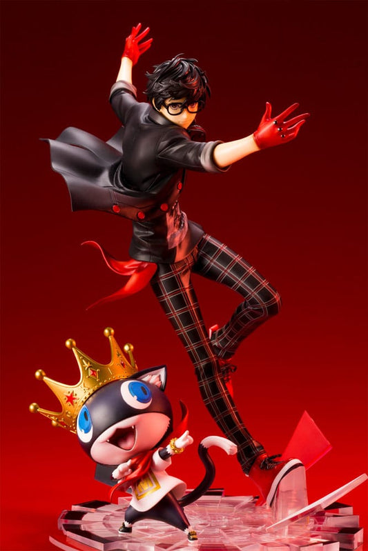 Persona 5 Dancing Star Night statuette PVC ARTFXJ 1/8 Hero & Morgana 25 cm
