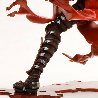 Trigun Badlands Rumble statuette PVC ARTFX J 1/8 Vash The Stampede Renewal Package Version 19 cm