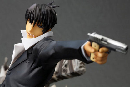 Trigun Badlands Rumble statuette PVC ARTFX J 1/8 Nicholas D. Wolfwood Renewal Package Version 20 cm