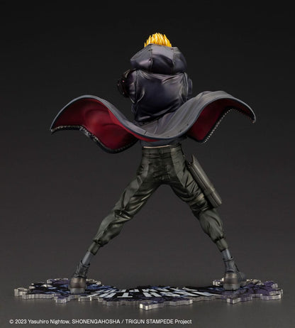 Statuette PVC Trigun Stampede ARTFXJ 1/8 Vash the Stampede Le tireur en version noire 22 cm