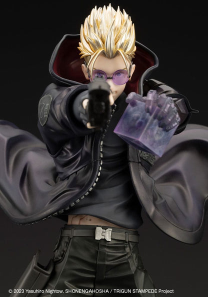 Statuette PVC Trigun Stampede ARTFXJ 1/8 Vash the Stampede Le tireur en version noire 22 cm