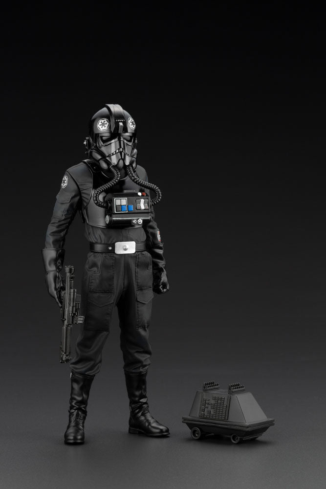 Star Wars A New Hop statuette PVC ARTFX+ 1/10 Tie Fighter Pilot Backstabber & Mouse Droid Exclusive