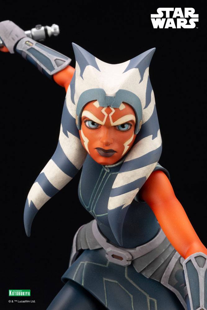 Star Wars The Clone Wars Statuette PVC ARTFX 1/7 Ahsoka Tano Escape from the Clones 24 cm