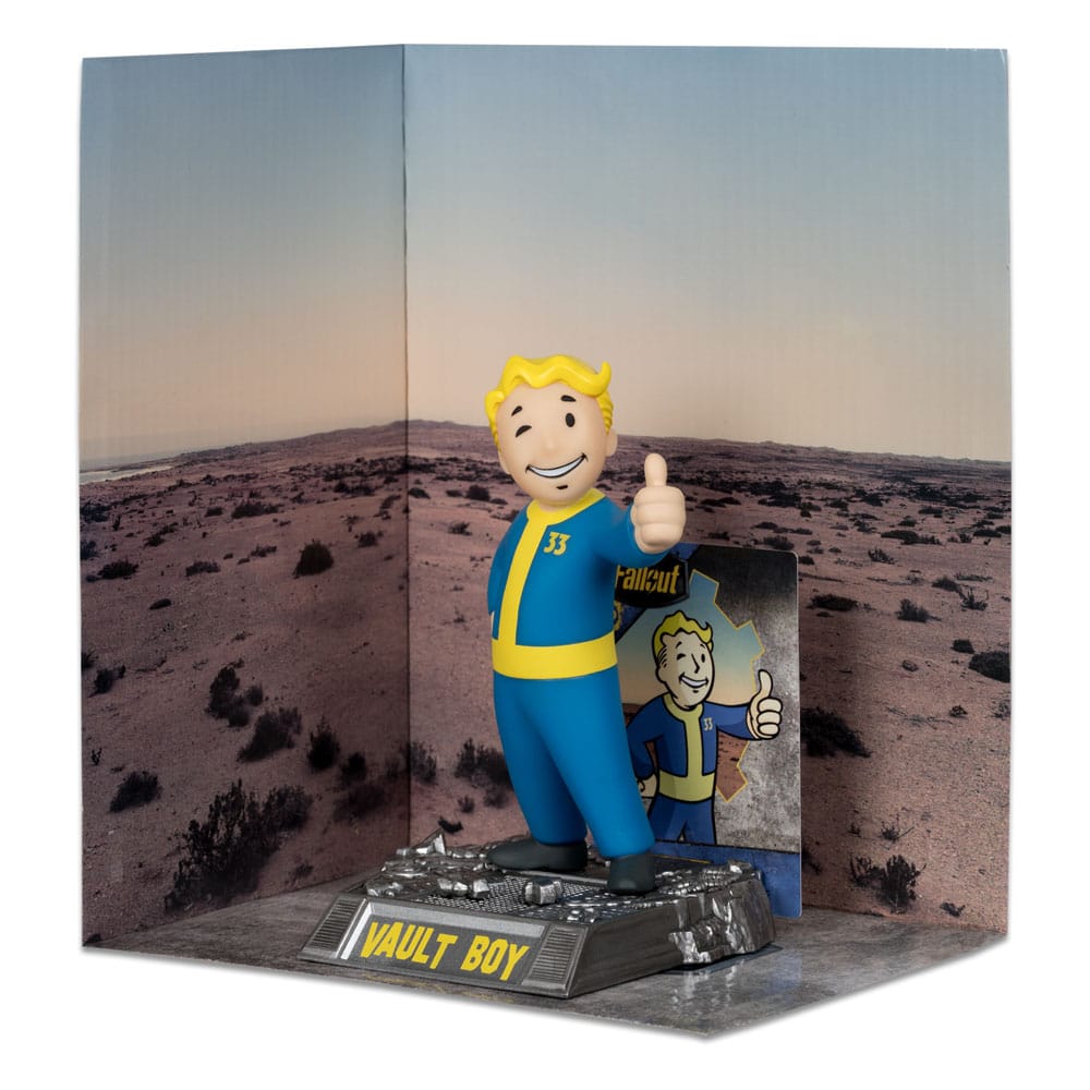 Fallout figurine Movie Maniacs Vault Boy (Gold Label) 15 cm