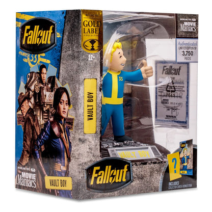 Fallout figurine Movie Maniacs Vault Boy (Gold Label) 15 cm