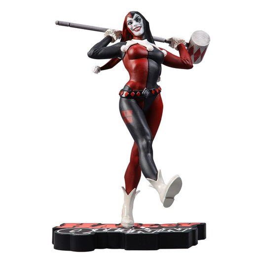 DC Direct : Statuette Résine Harley Quinn: Red White & Black (Harley Quinn by Stjepan Sejic) 19 cm