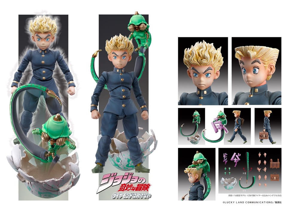JoJo's Bizarre Adventure Part 4: Figurine Statue Chozokado Koichi Hirose & Ec 9 cm