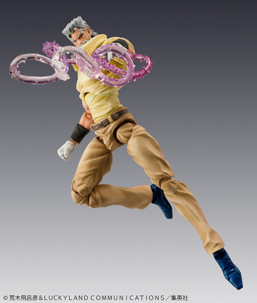 JoJo's Bizarre Adventure figurine Super Action Chozokado (Joseph Joestar & Iggy) (3rd-run) 15 cm