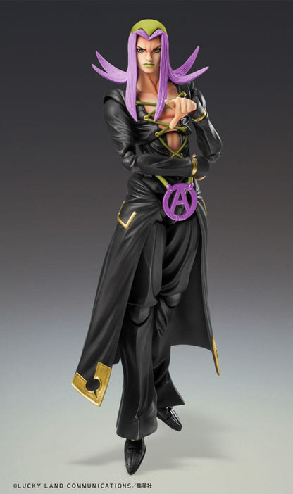 JoJo's Bizarre Adventure Part 5 figurine Super Action Chozokado Leone Abbacchio Black Ver. 16 cm