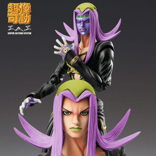 JoJo's Bizarre Adventure Part 5 figurine Super Action Chozokado Leone Abbacchio Black Ver. 16 cm