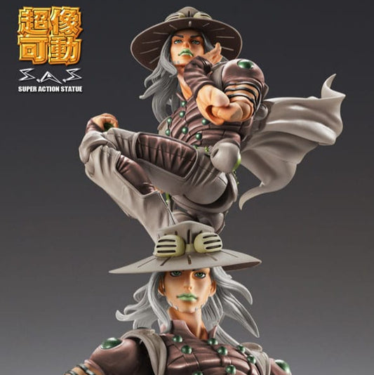 Figurine Steel Ball Run de JoJo's Bizarre Adventure Part 7 Super Action Chozokado Gyro Zeppeli Third 16 cm