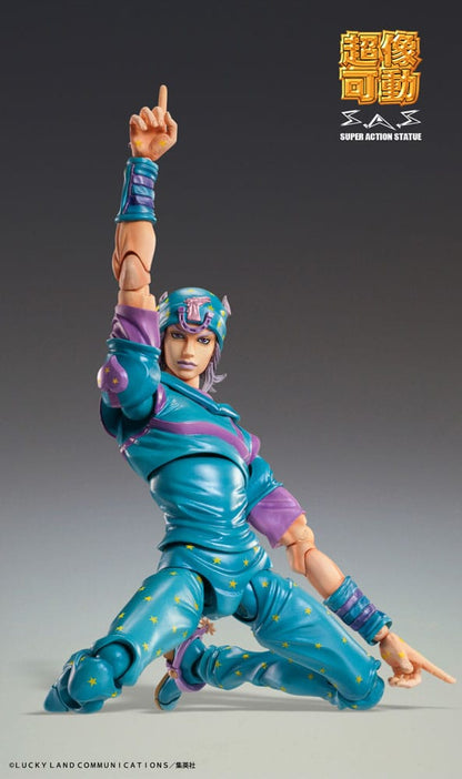 Figurine Steel Ball Run de JoJo's Bizarre Adventure Part 7 Super Action Chozokado Johnny Joestar Second 15 cm