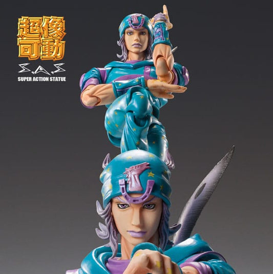 Figurine Steel Ball Run de JoJo's Bizarre Adventure Part 7 Super Action Chozokado Johnny Joestar Second 15 cm