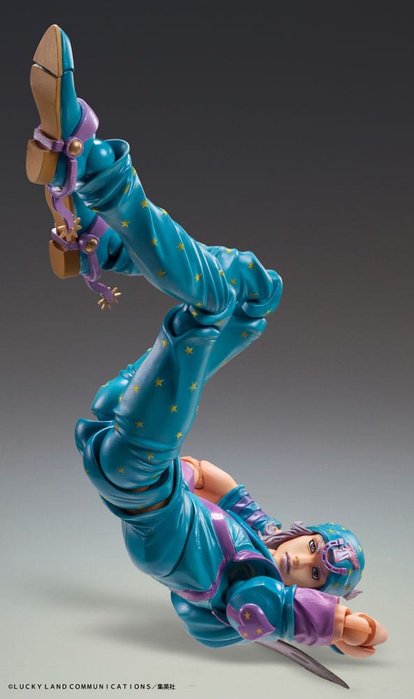 Figurine Steel Ball Run de JoJo's Bizarre Adventure Part 7 Super Action Chozokado Johnny Joestar Second 15 cm