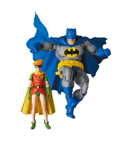Batman : Dark Knight figurines MAF EX Batman Blue Version & Robin 11- 16 cm