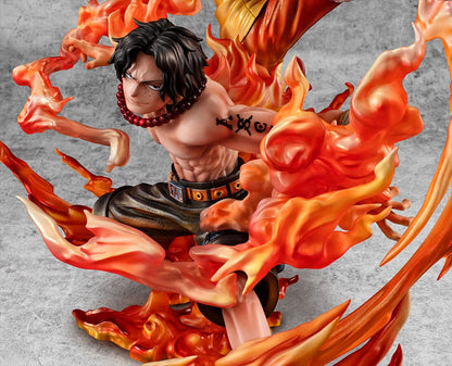 One Piece statuette PVC P.O.P. NEO-Maximum Luffy & Ace Bond between brothers 20th Limited Ver. 25 cm